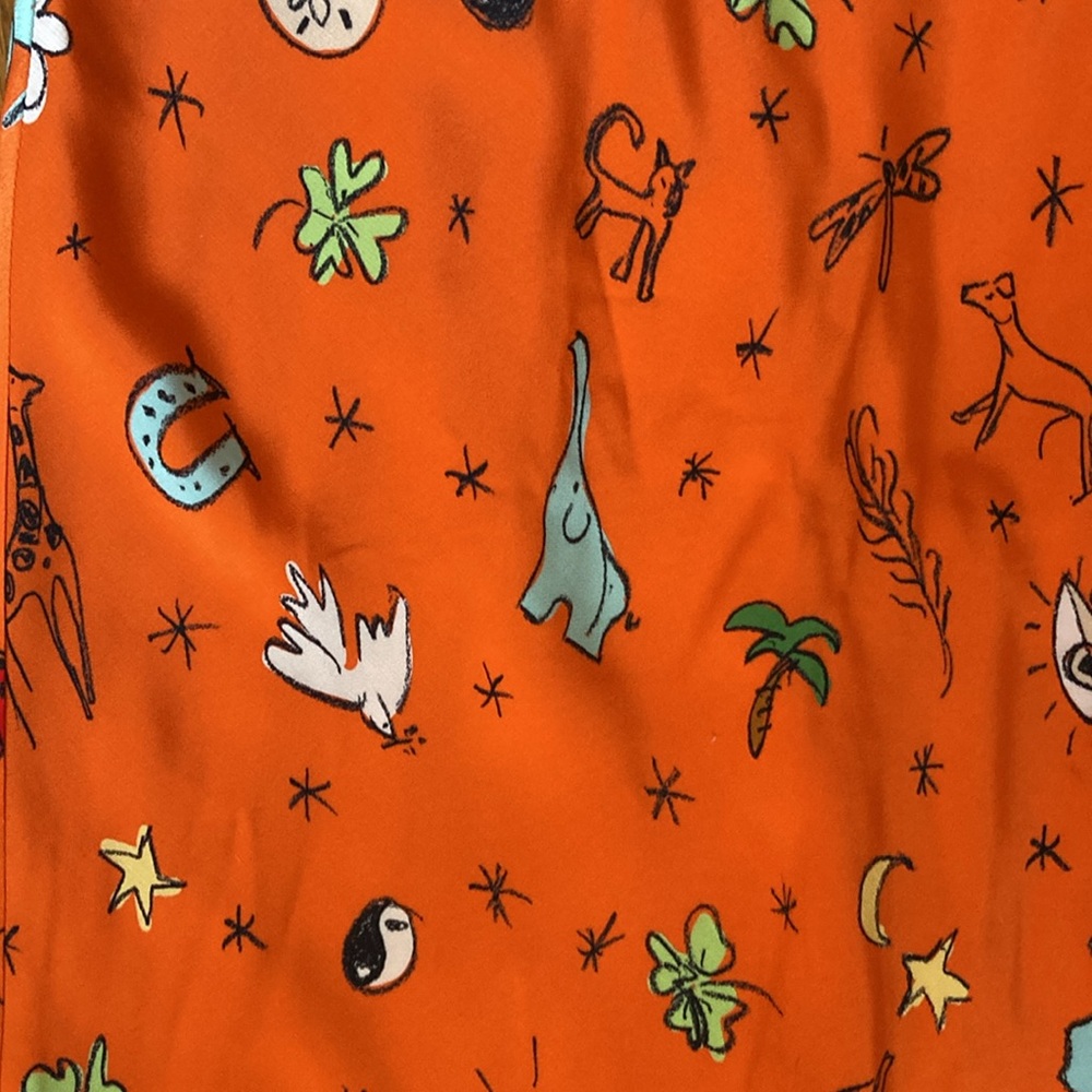 STAUD Orange Printed Two-Piece Maxi Set - Picture 2 of 14